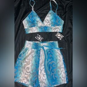 Shane Justin two piece short set size XS